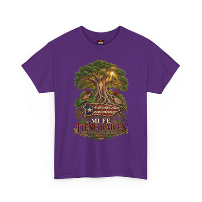 'Mi Fée Tiene Raíces' Tree of Life Vintage Flag Tee