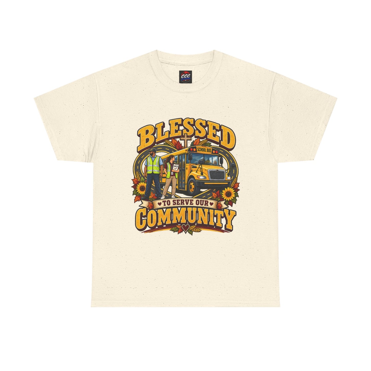 Blessed To Serve Our Community Tee — Fall Version