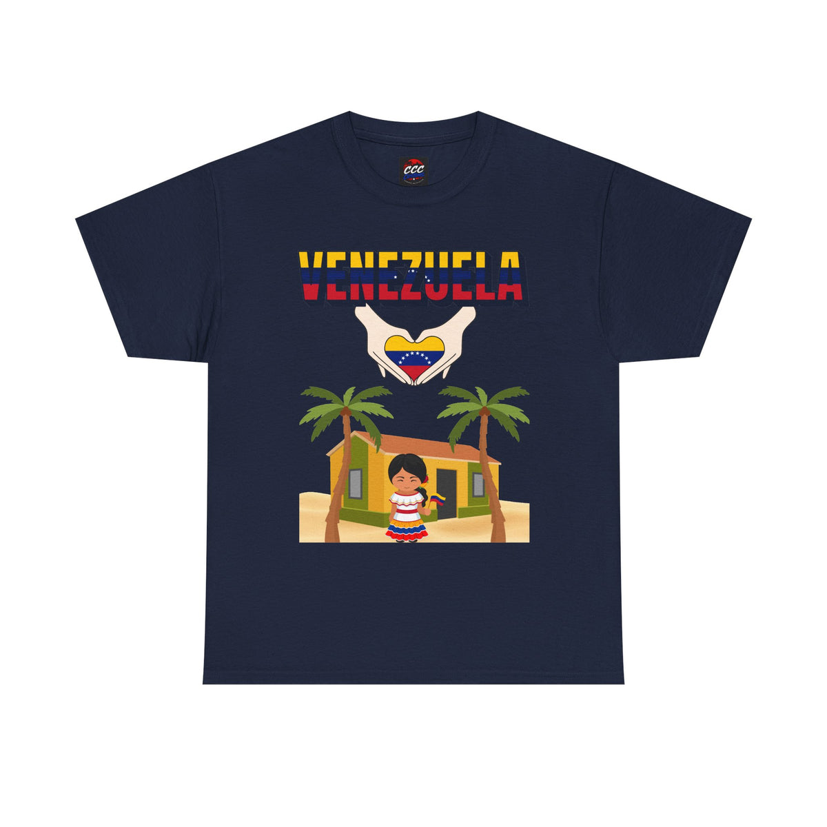 Venezuela Heart Graphic T-Shirt