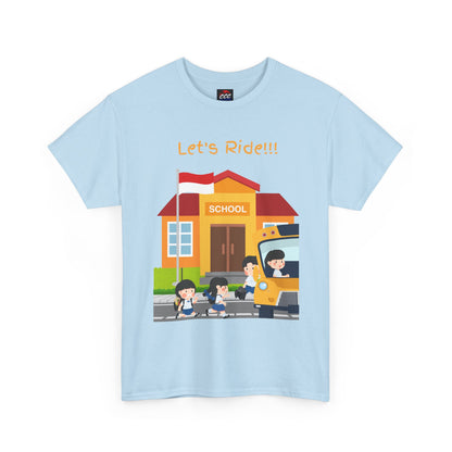 Let’s Ride! School Bus Kids T-Shirt