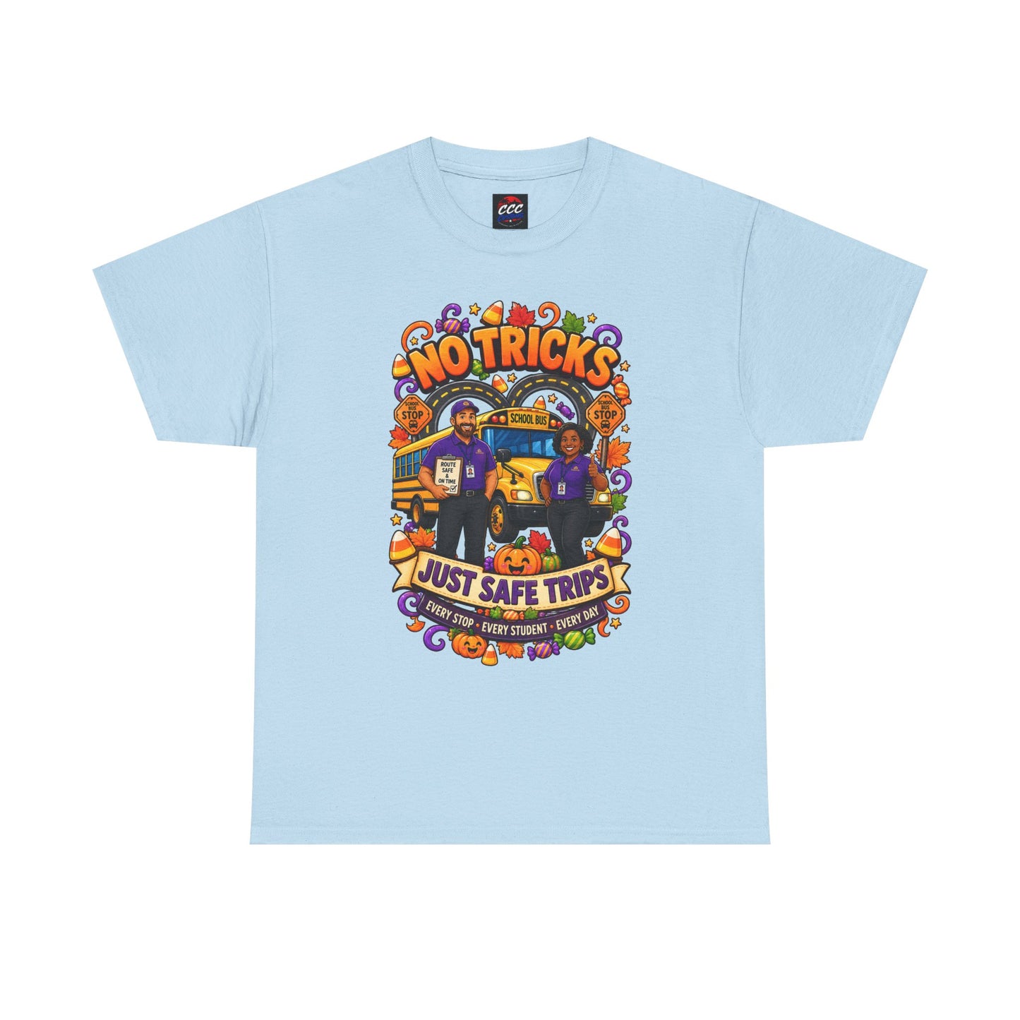No Tricks Just Safe Trips Tee