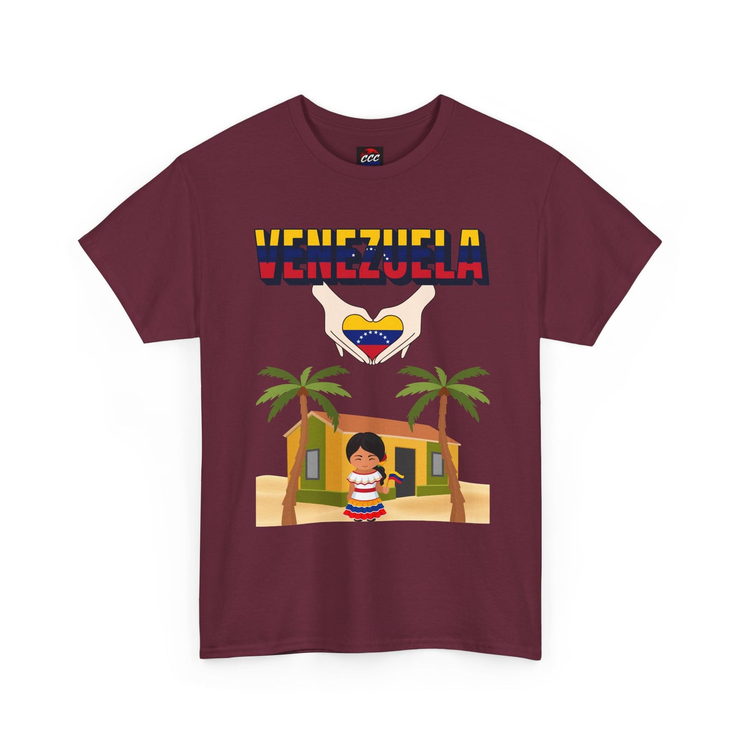 Venezuela Heart Graphic T-Shirt