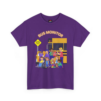 Bus Monitor with Students T-Shirt