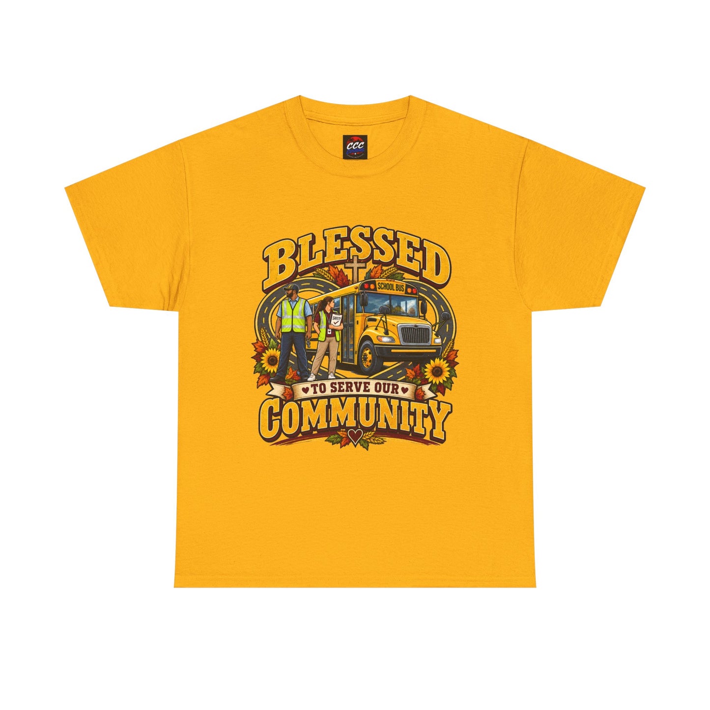 Blessed To Serve Our Community Tee — Fall Version