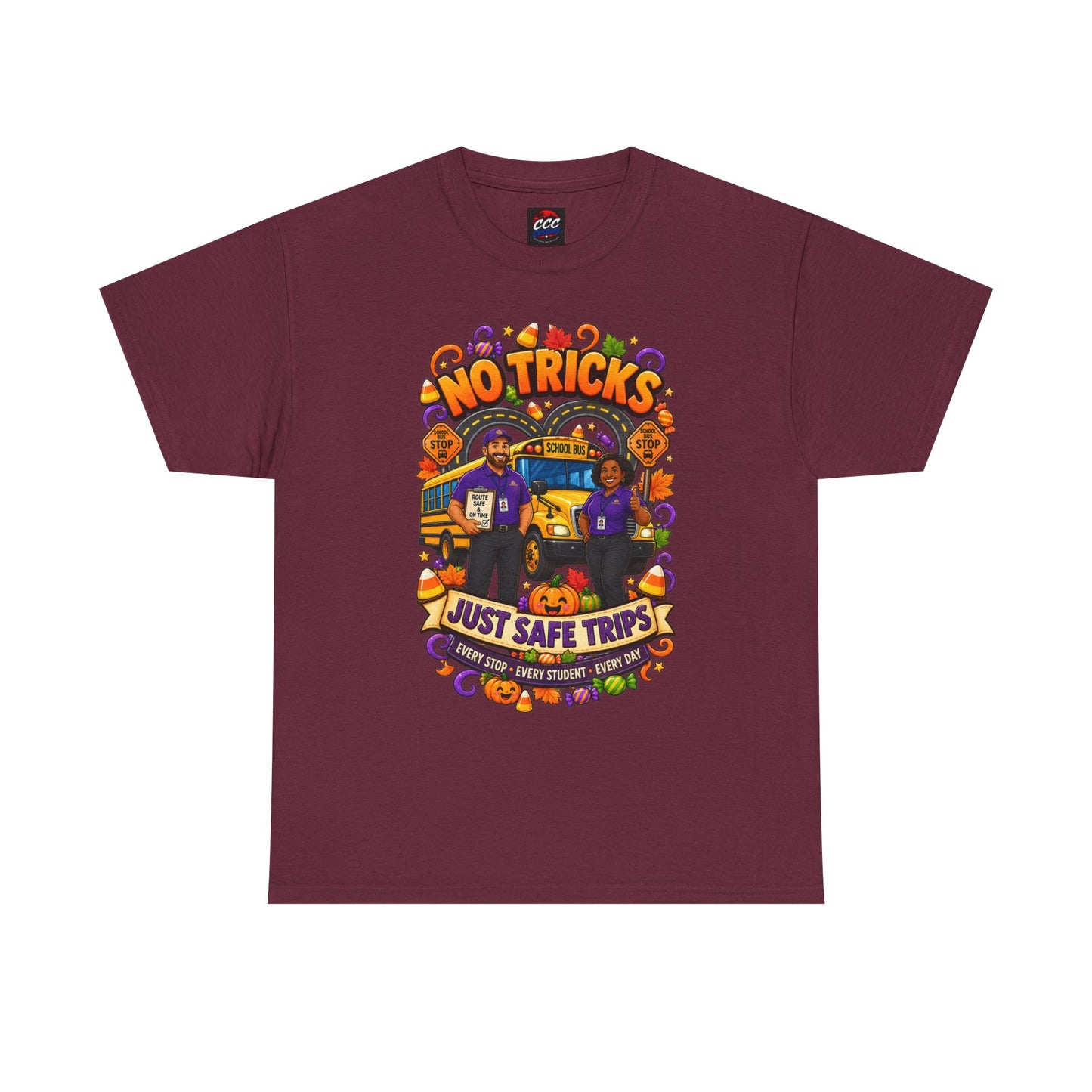 No Tricks Just Safe Trips Tee