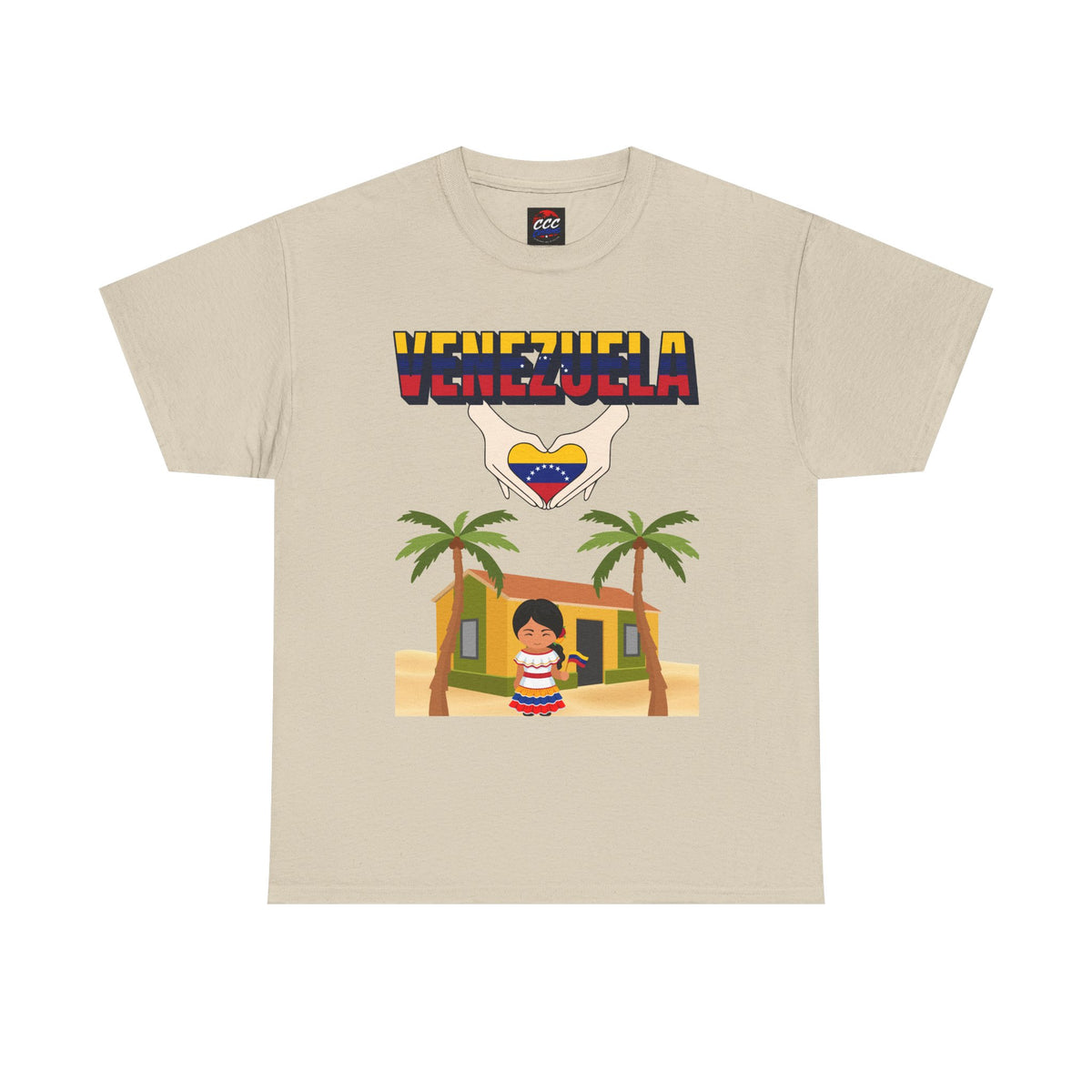 Venezuela Heart Graphic T-Shirt