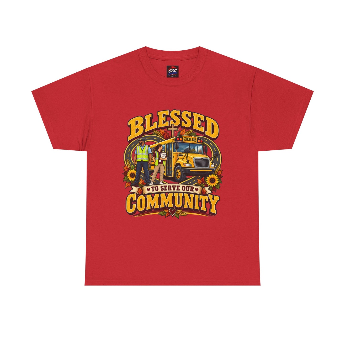 Blessed To Serve Our Community Tee — Fall Version