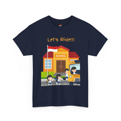 Let’s Ride! School Bus Kids T-Shirt
