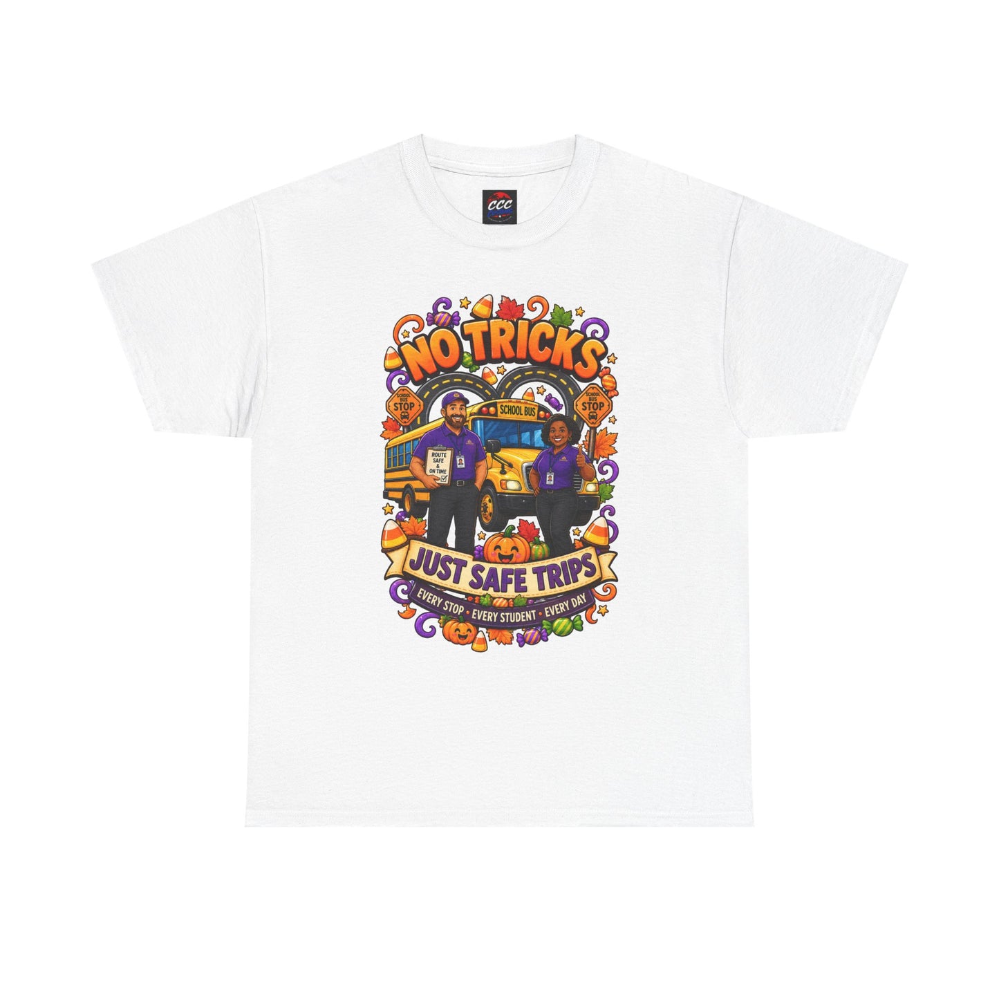 No Tricks Just Safe Trips Tee