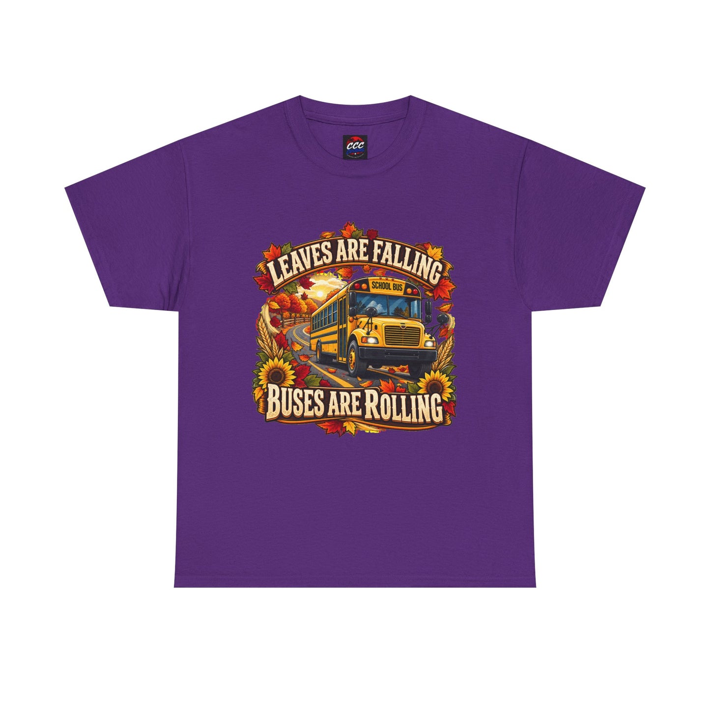 Leaves Are Falling, Buses Are Rolling T‑Shirt
