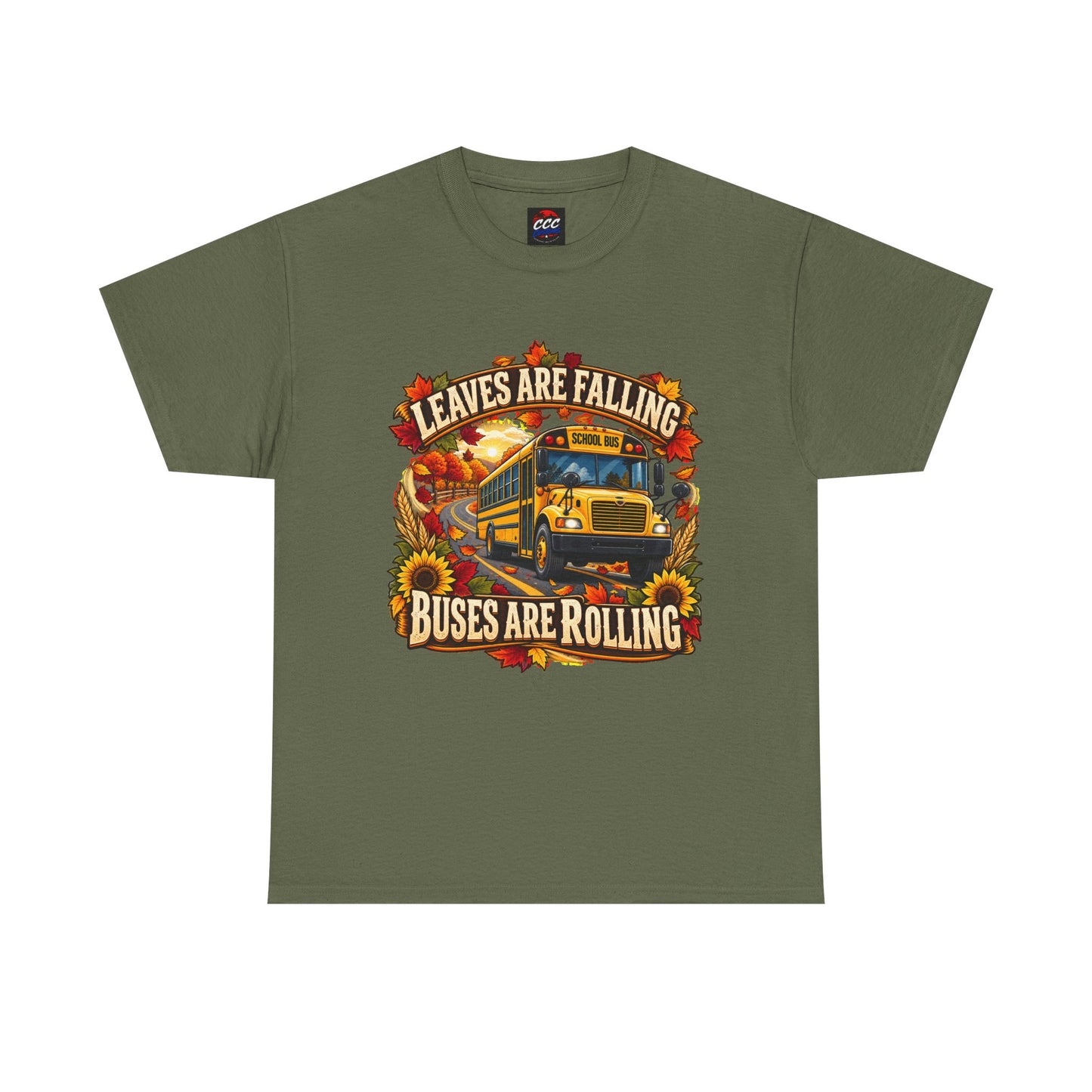 Leaves Are Falling, Buses Are Rolling T‑Shirt
