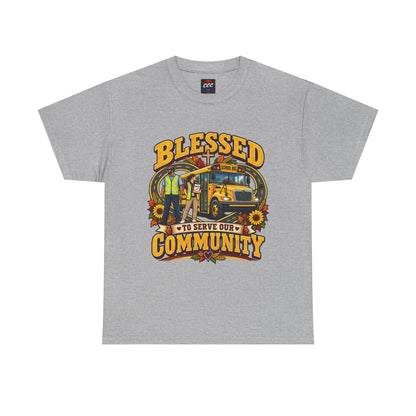 Blessed To Serve Our Community Tee — Fall Version