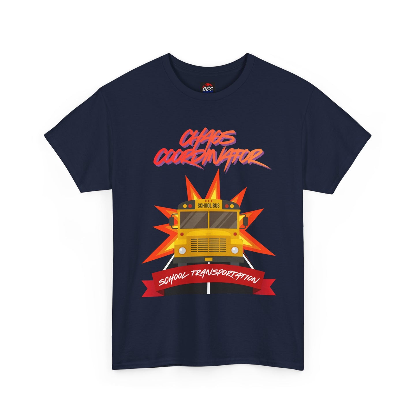 Chaos Coordinator School Bus T-Shirt