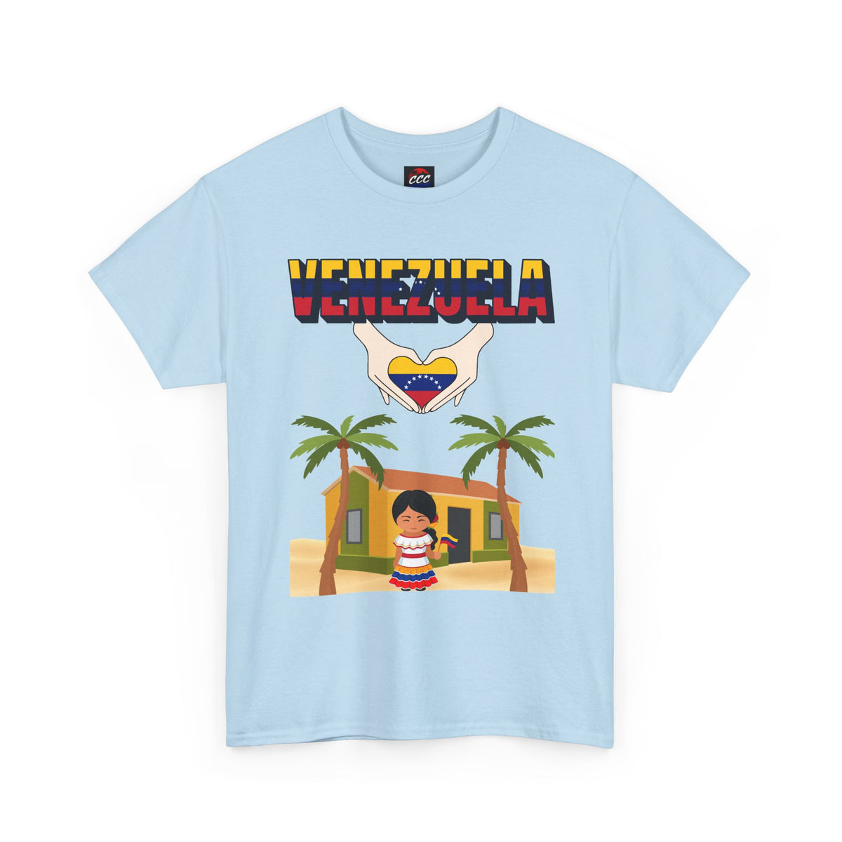 Venezuela Heart Graphic T-Shirt
