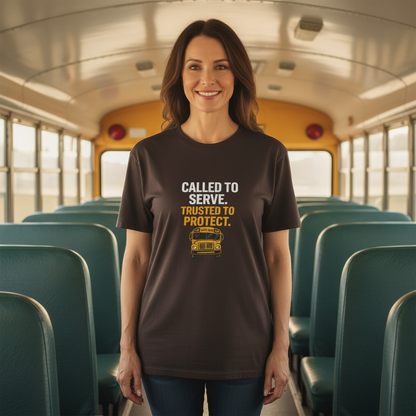 Called to Serve Tee - Driver in Bus Aisle