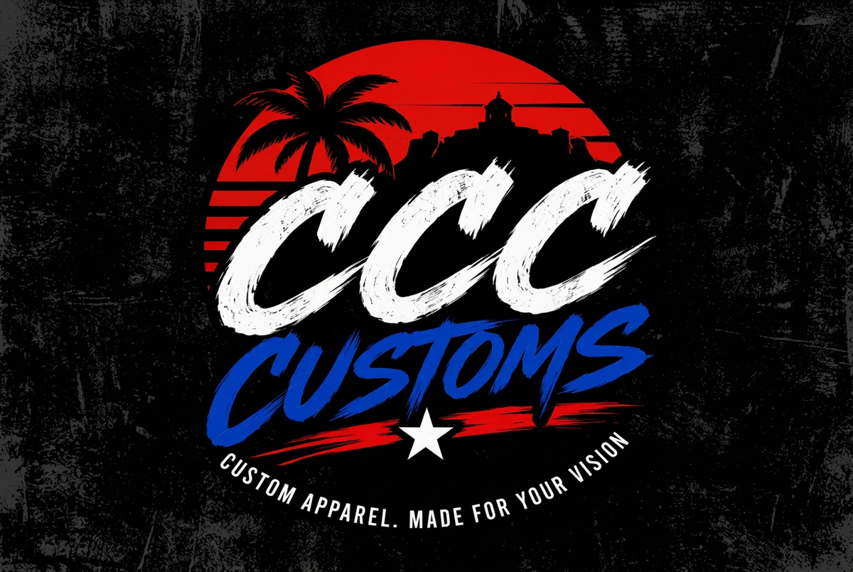 CCC Customs hero banner with centered logo