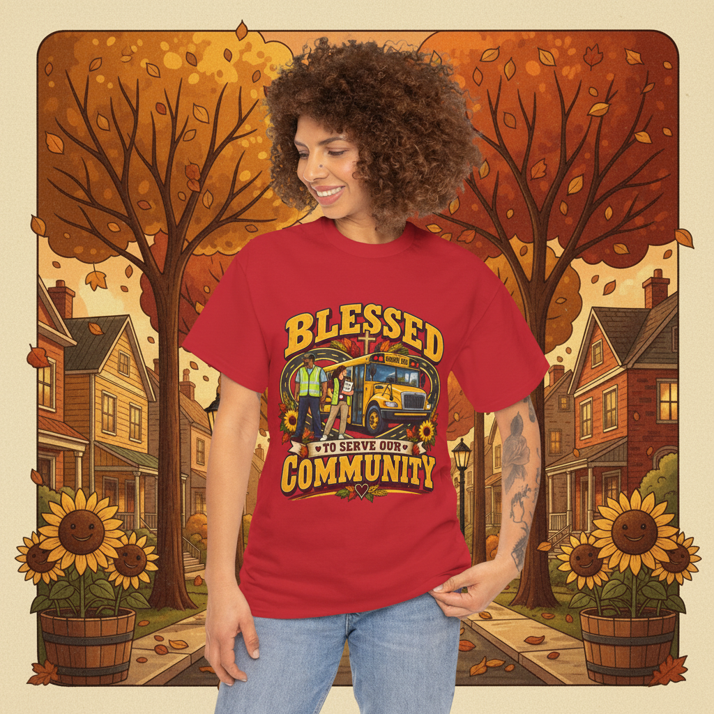 Fall Community Background with Model